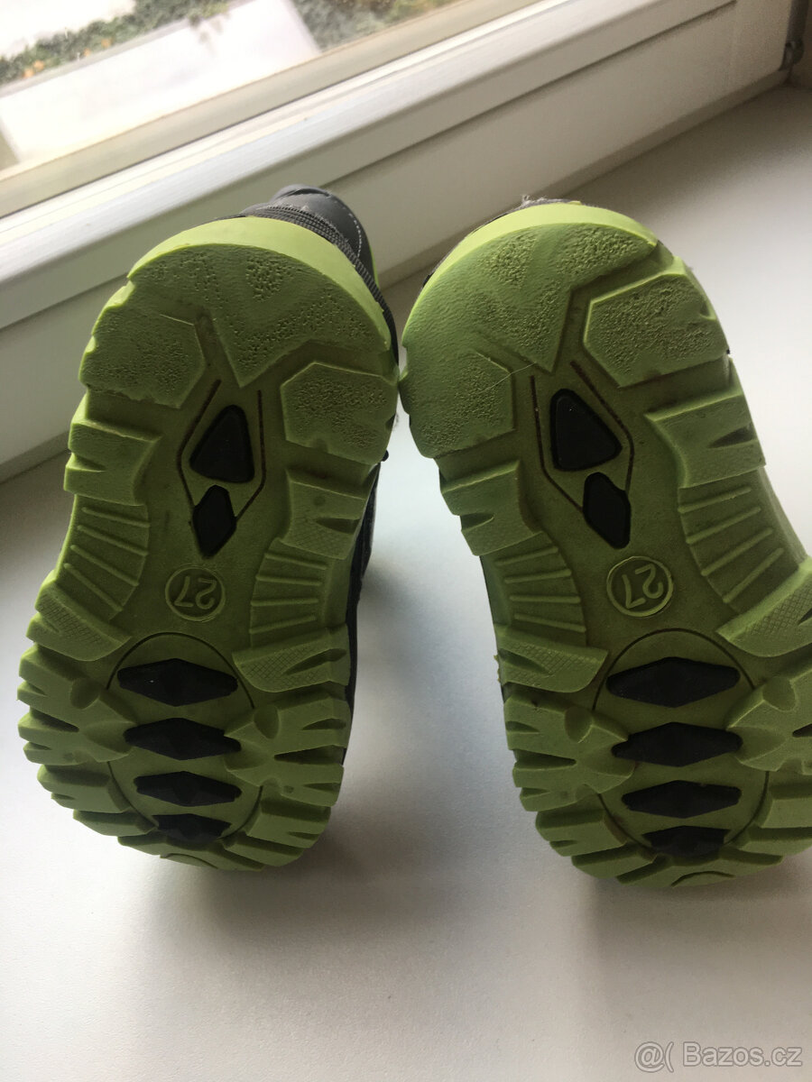 Sněhule Junior League 27 zelená dírka - 4