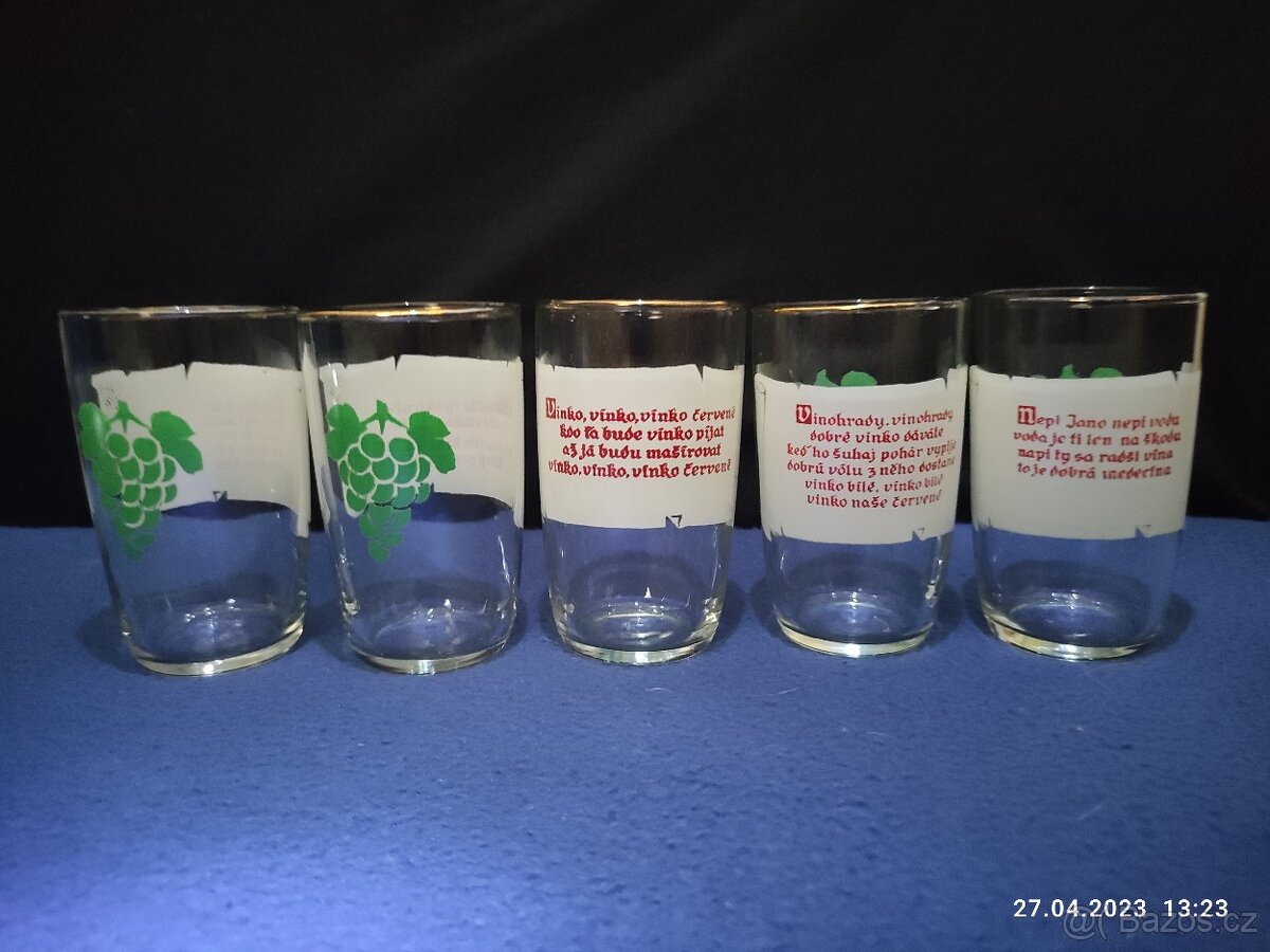 Retro skleničky - 4