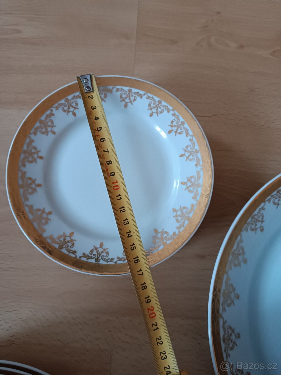 Talířová sada zlatý lem THUN - 4