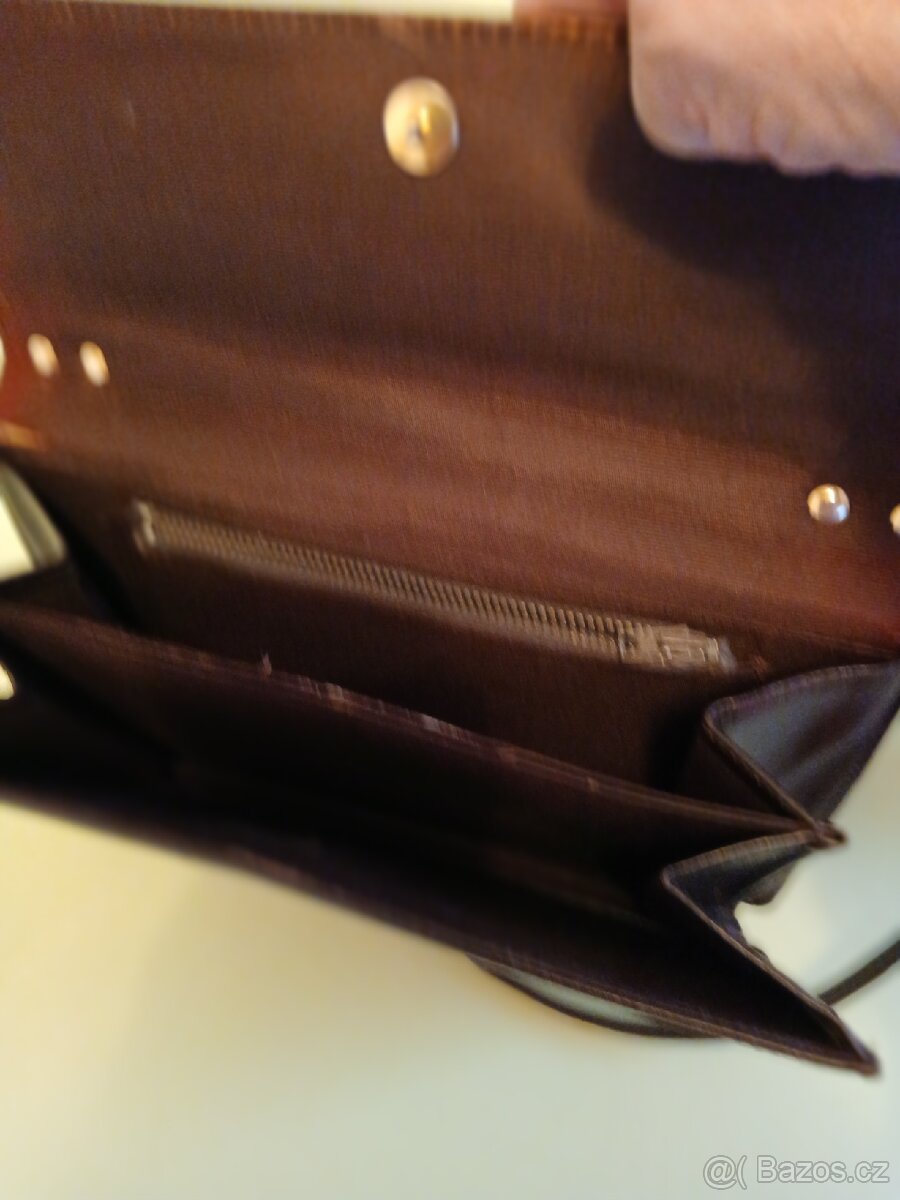 Kožená kabelka originál krokodýlí kůže - 4