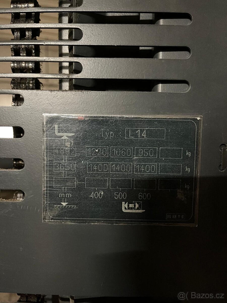 đźšś VysokozdviĹľnĂ˝ vozĂk / paletovĂ˝ vozĂk Linde L14 – funkÄŤnĂ, - 4