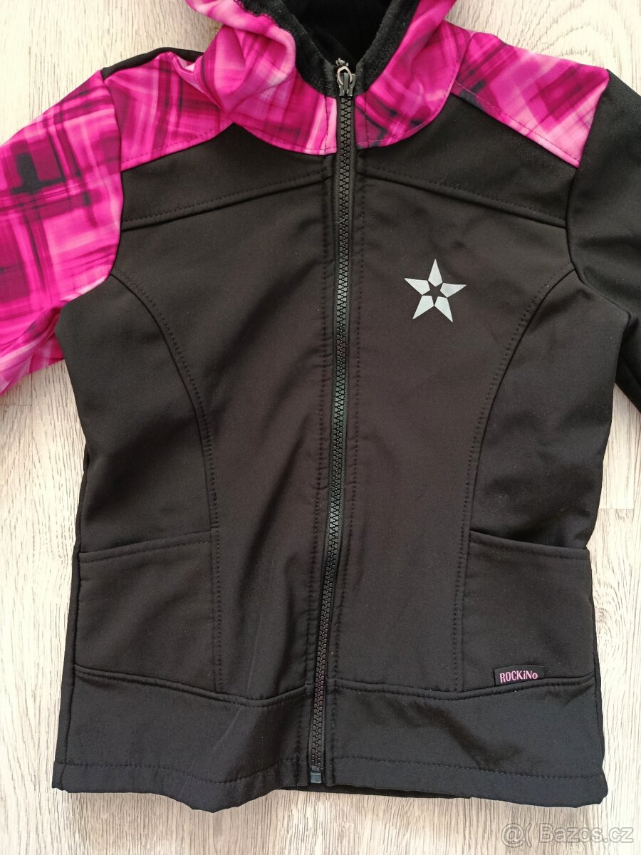 Dívčí softshellová bunda 110 - 4