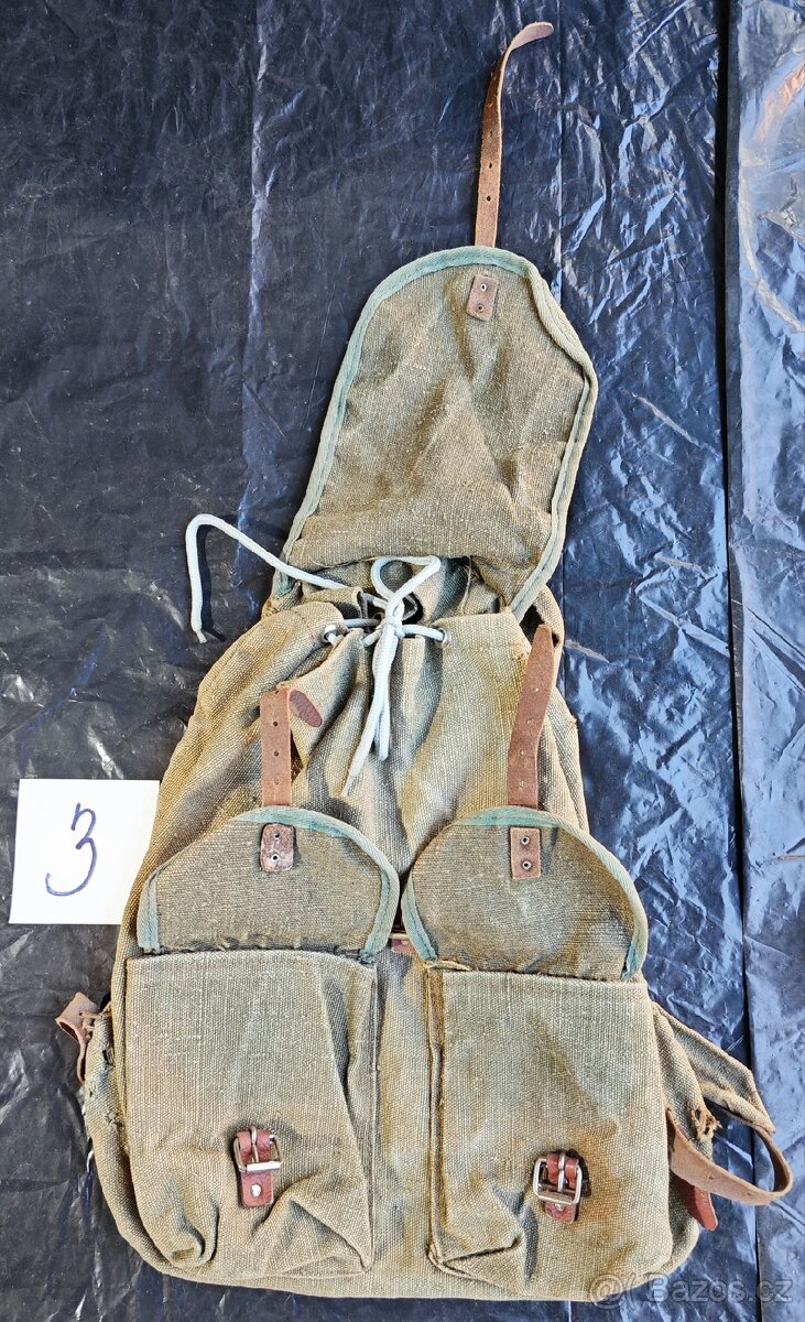 Staré trampské batohy a somradlo 2 - 4