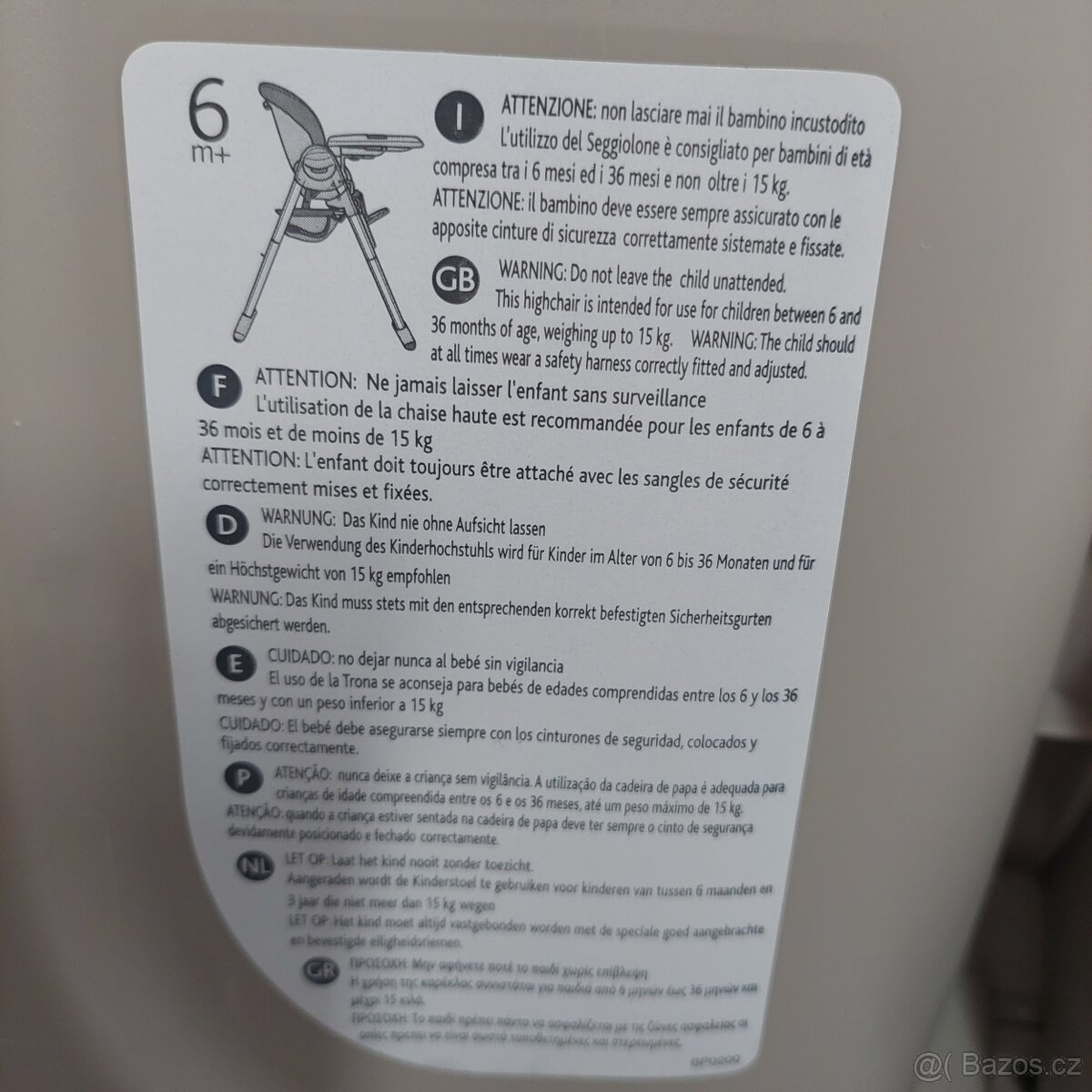 Jídelní židlička Chicco - 4