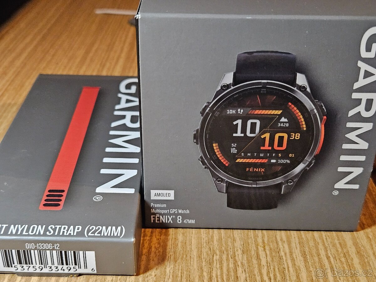 Garmin fenix 8 47 mm AMOLED - Slate Gray / Black Silicone Ba - 4