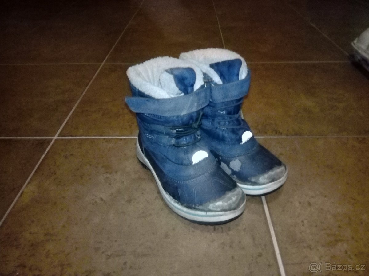 Dětské zimní boty - sněhule - vl. 22, 26,31 - 4