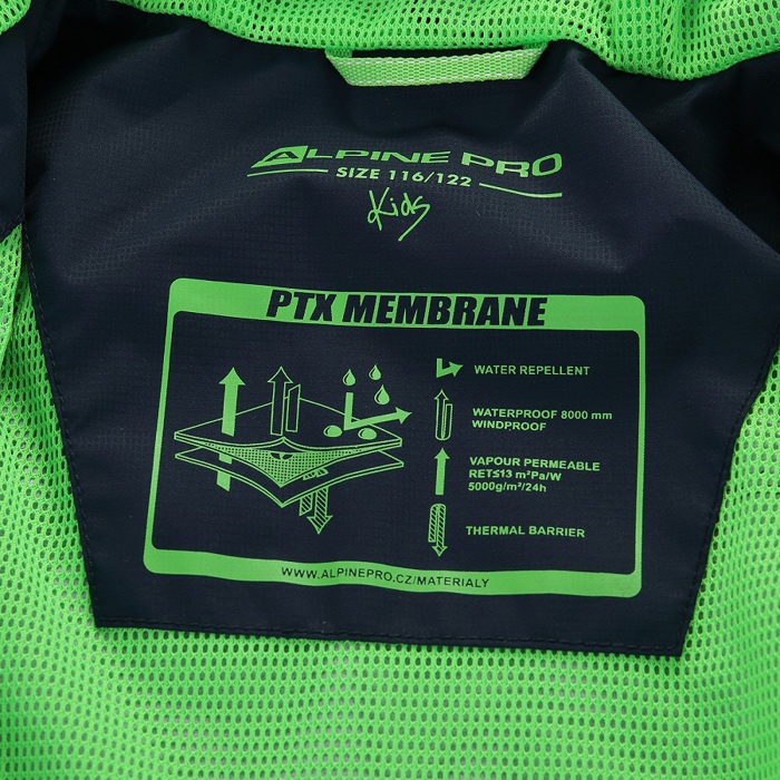 Dětská podzimní membránová bunda ALPINE PRO - NOVÁ - 4
