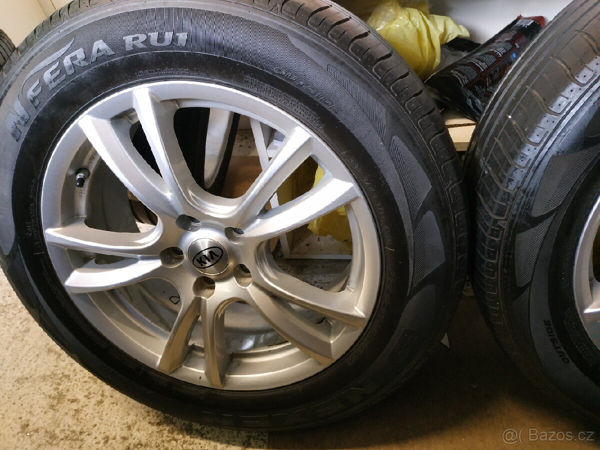 Alu kola Hyundai Santa Fe 5x114,3 r18 Originál,pneu 91%TPMS - 4