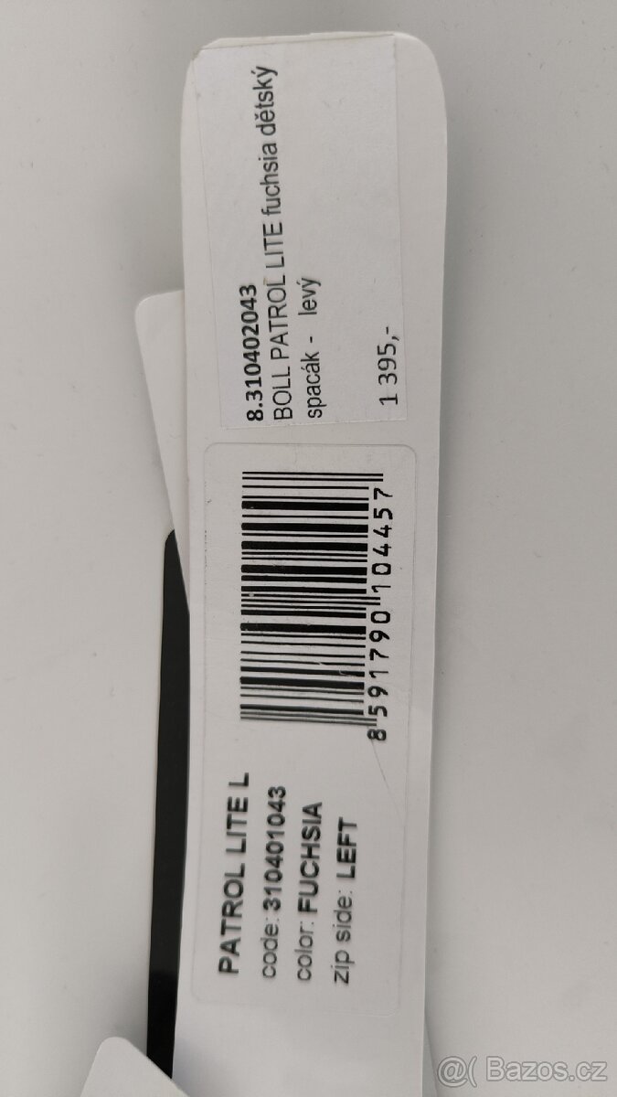 Dětský spacák Boll růžový levý - 4