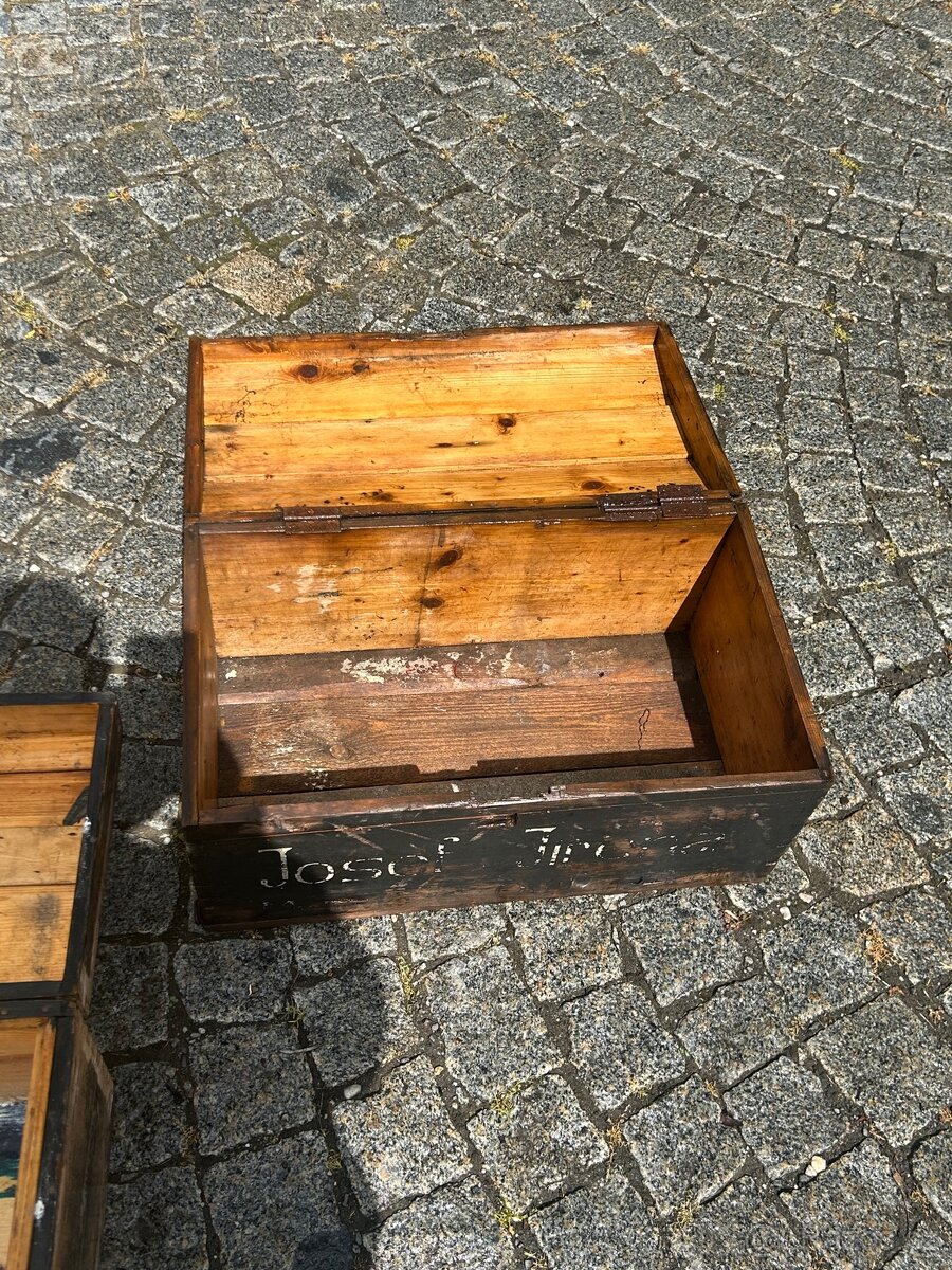 Dřevěné vojenské kufry - 4