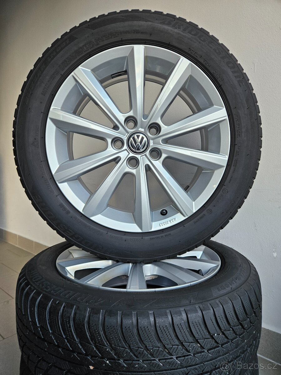 Alu kola 5x100 Zimní bridgestone 185/60/16 - Top - 4