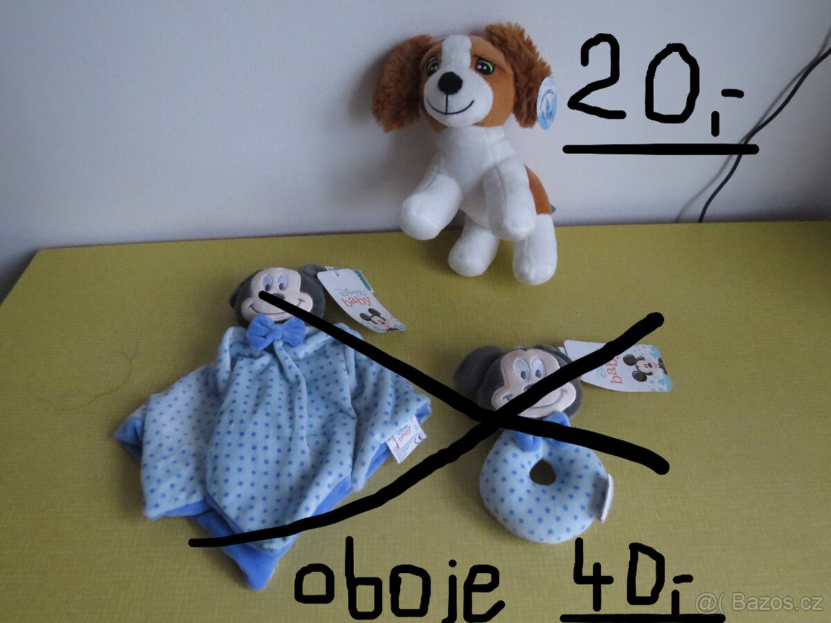 Plyšáci, hračky pro miminka - 4