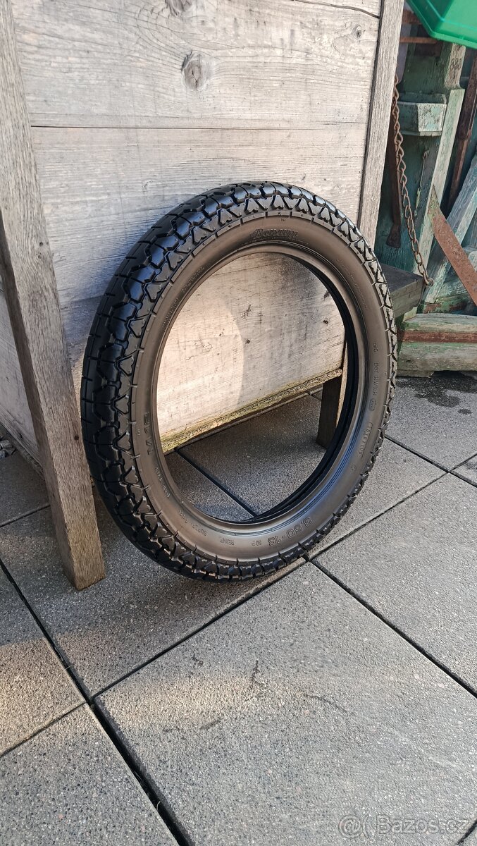 Barum 3,50-16 M12 originál pneu pro Jawa ČZ - 4