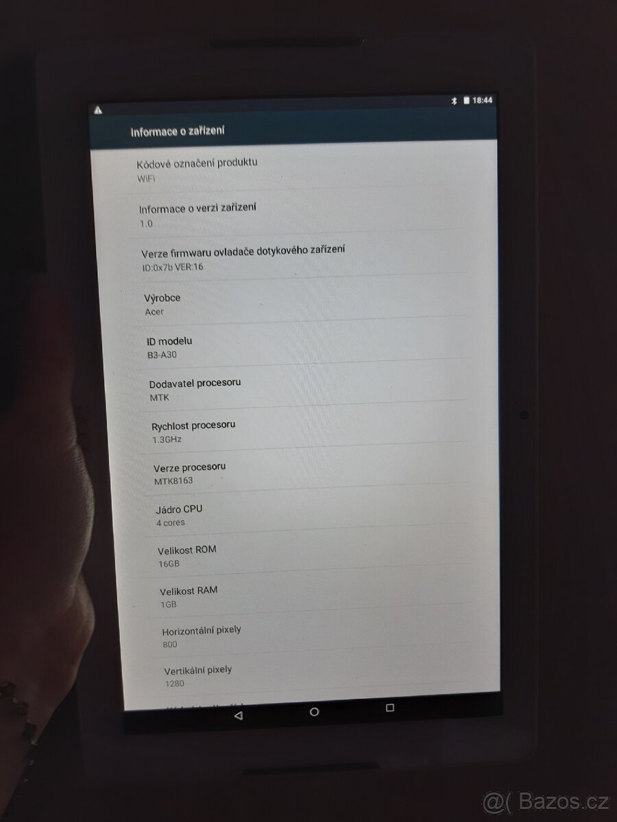 Tablet Acer B3-A30, android 6.0 - 4