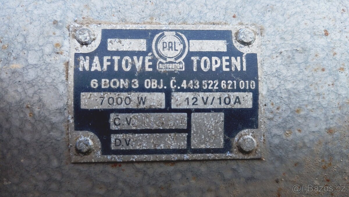 Naftové topení praga v3s - 4