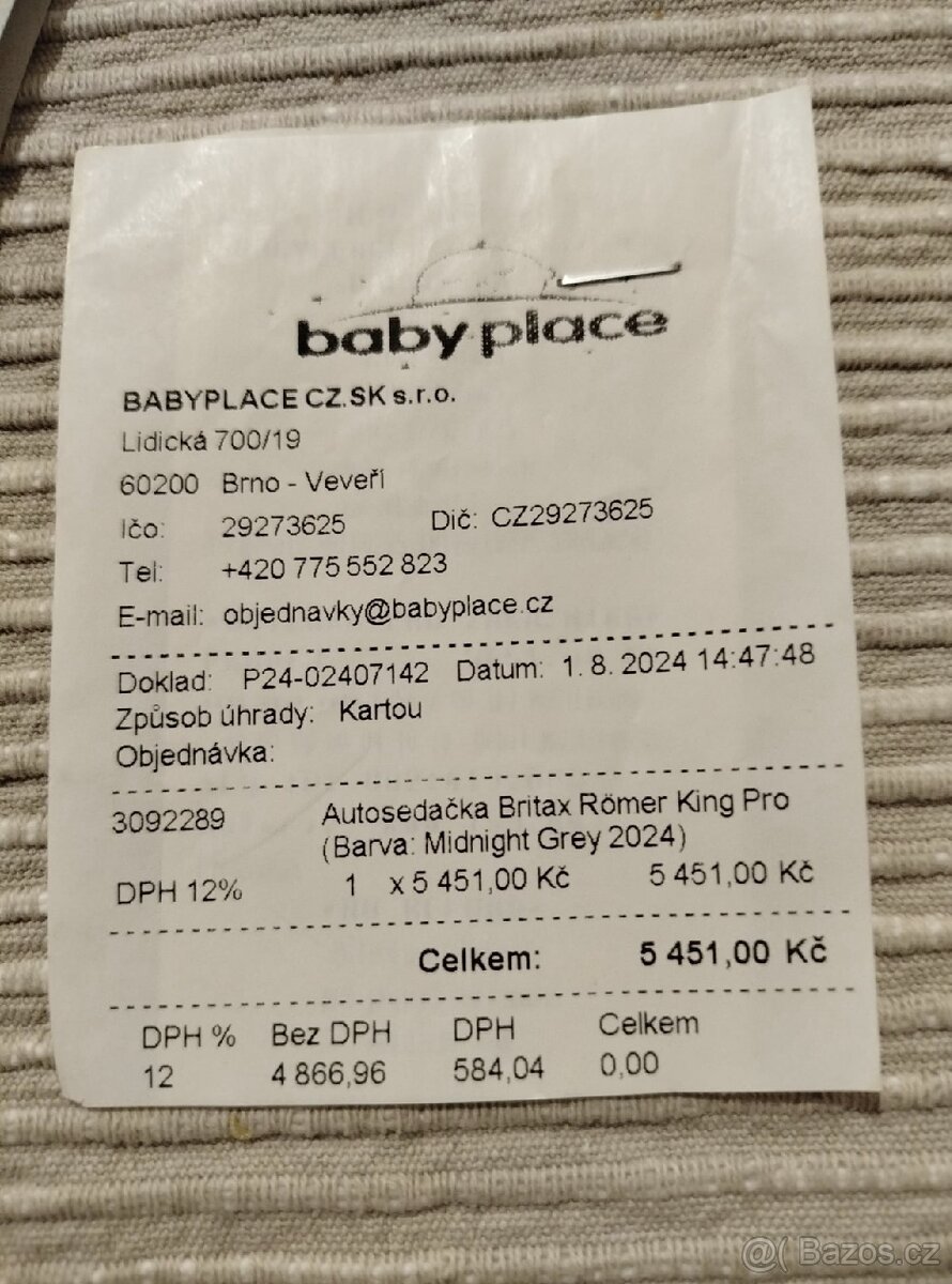 Autosedačka britax - 4