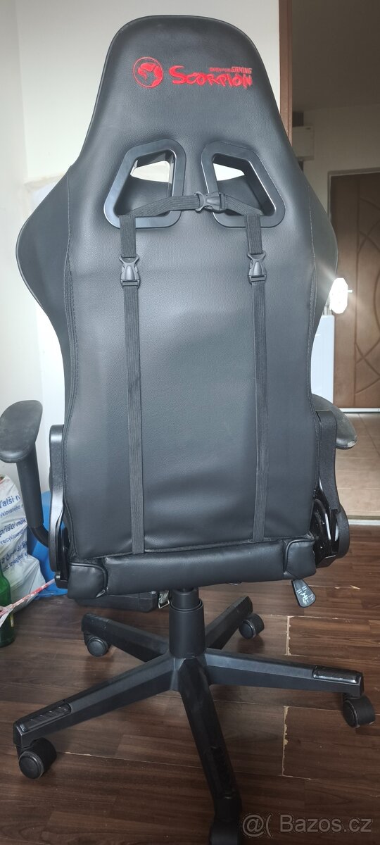 Herní židle Marvo černá - 4