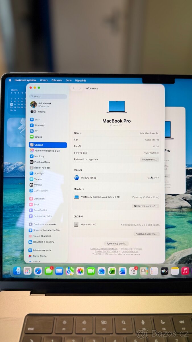 Prodám MacBook Pro 16” - 4