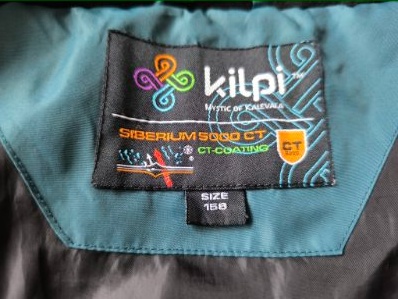 Krásná chlapecká zimní lyžařská bunda zn. Kilpi - vel. 158 - 4