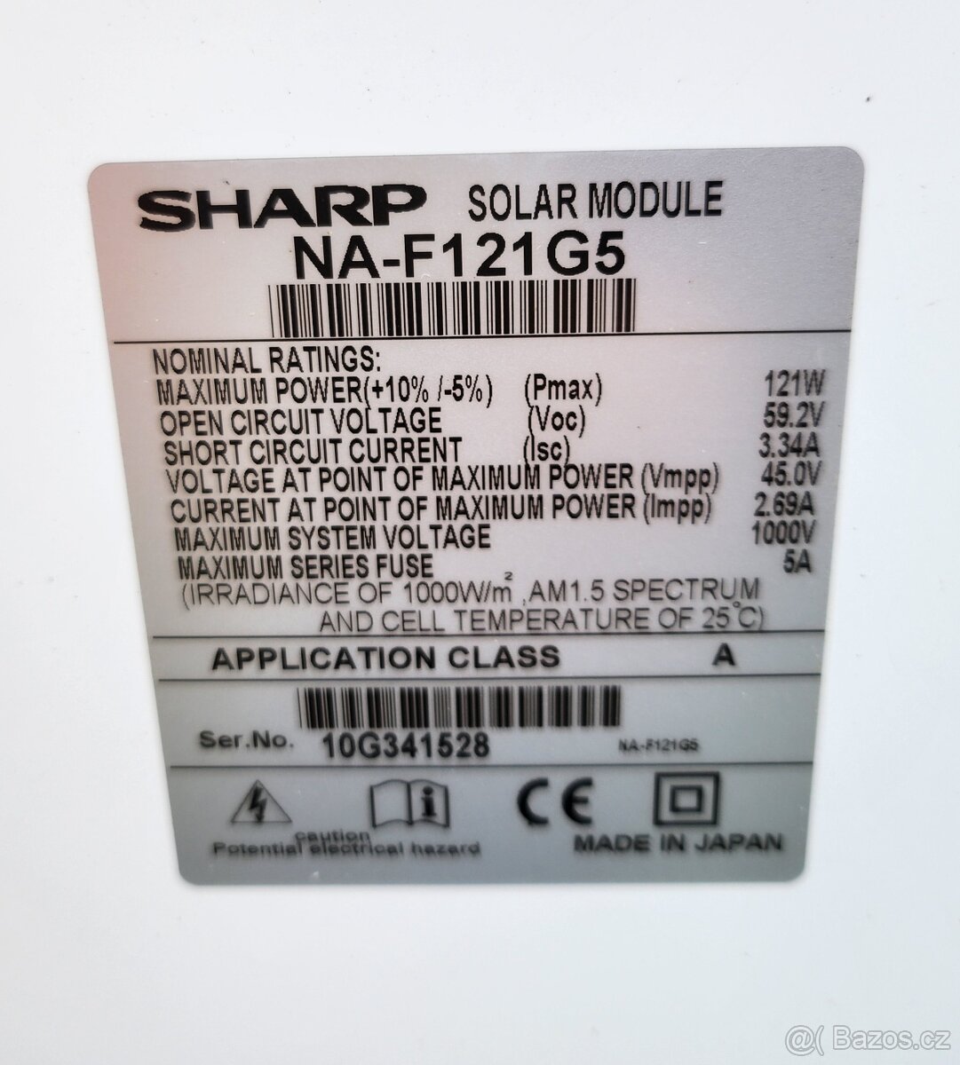 Fotovoltaické panely SHARP originál JAPAN použité cca.60KS. - 4