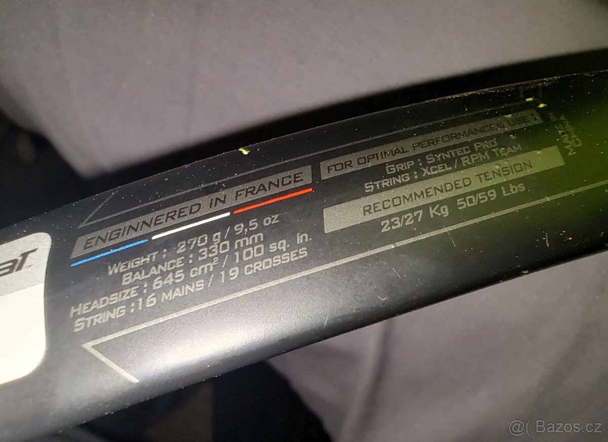 Tenisová raketa - Babolat Pure Aero Super Lite 260g - 2 kusy - 4