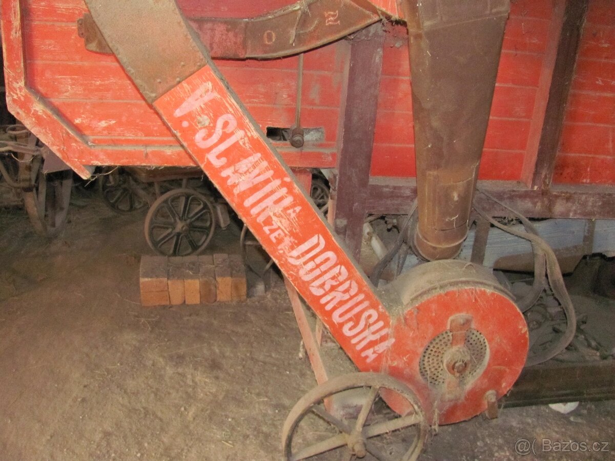 Stará mlátička / V. Slavík a zeť Dobruška - 4