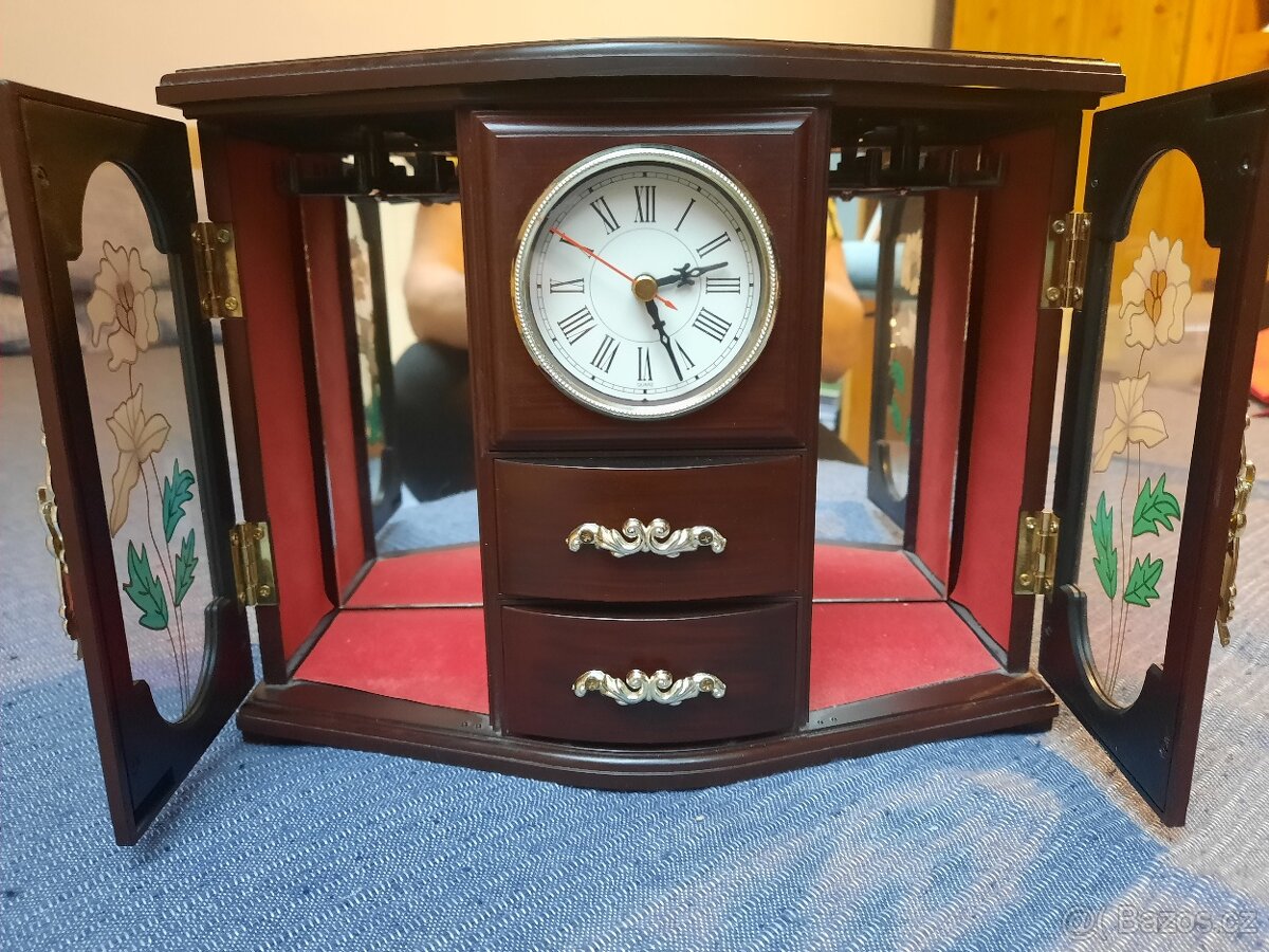 Šperkovnice s hodinami - 4