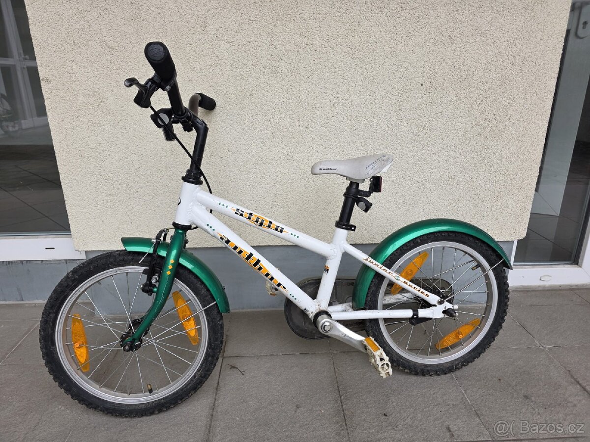 Dětské kolo 16" Author stylo zeleno/bílé - 4
