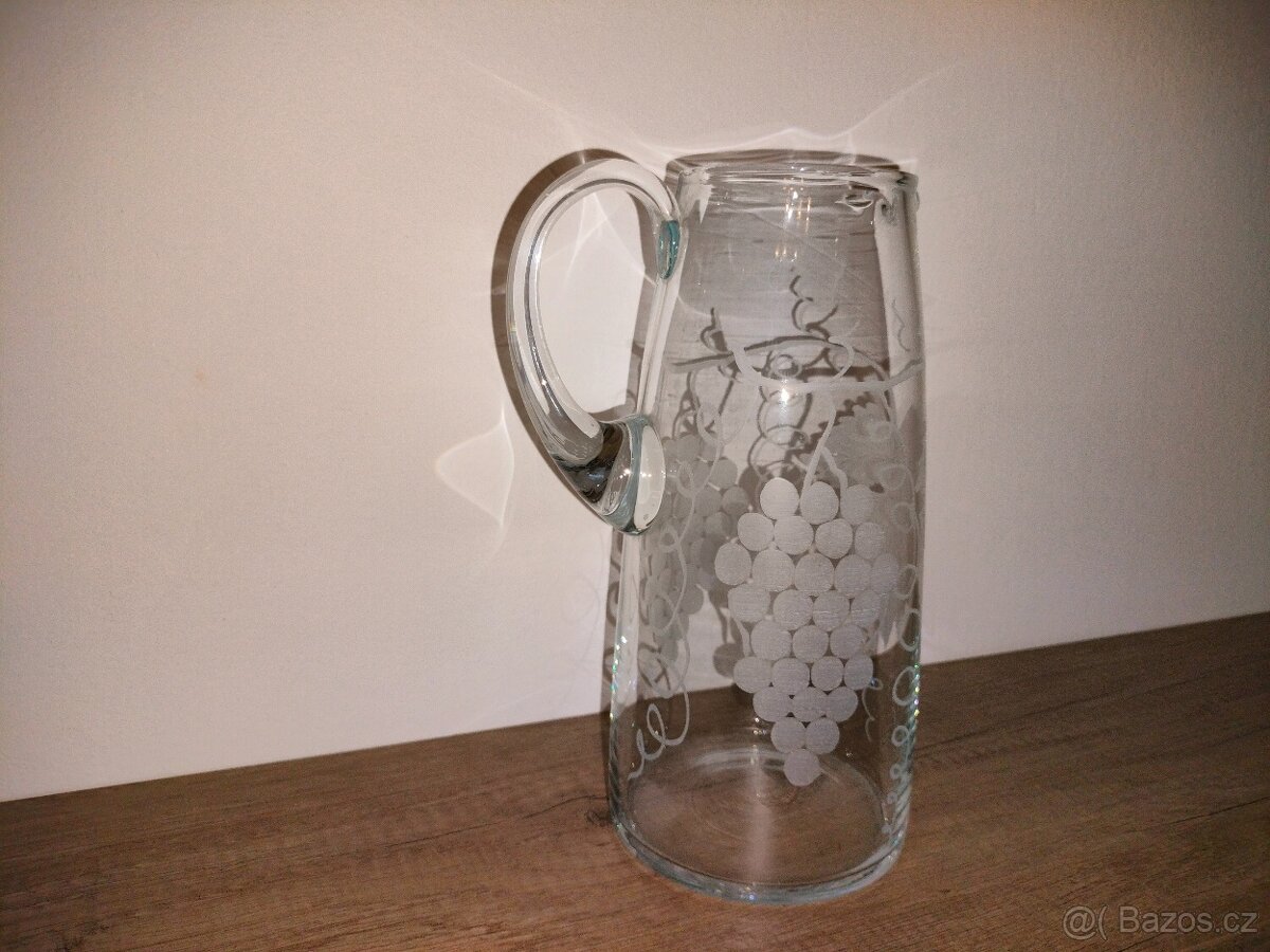 Skleněný džbán 25 cm - 4