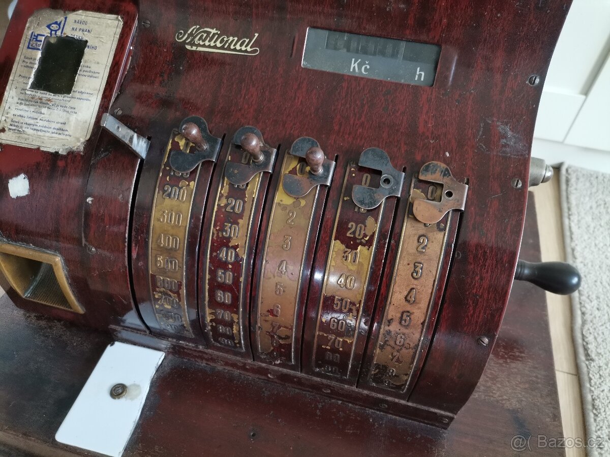Starožitná kasa National - 4