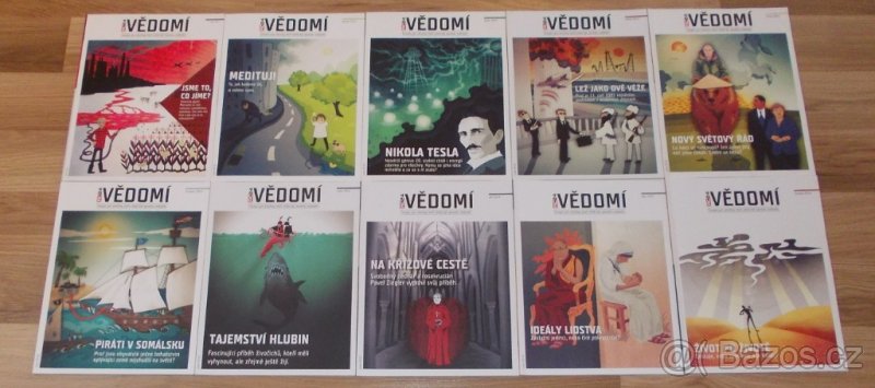 Časopis Vědomí (AC24) všechna čísla, kompletní sbírka 27 ks - 4