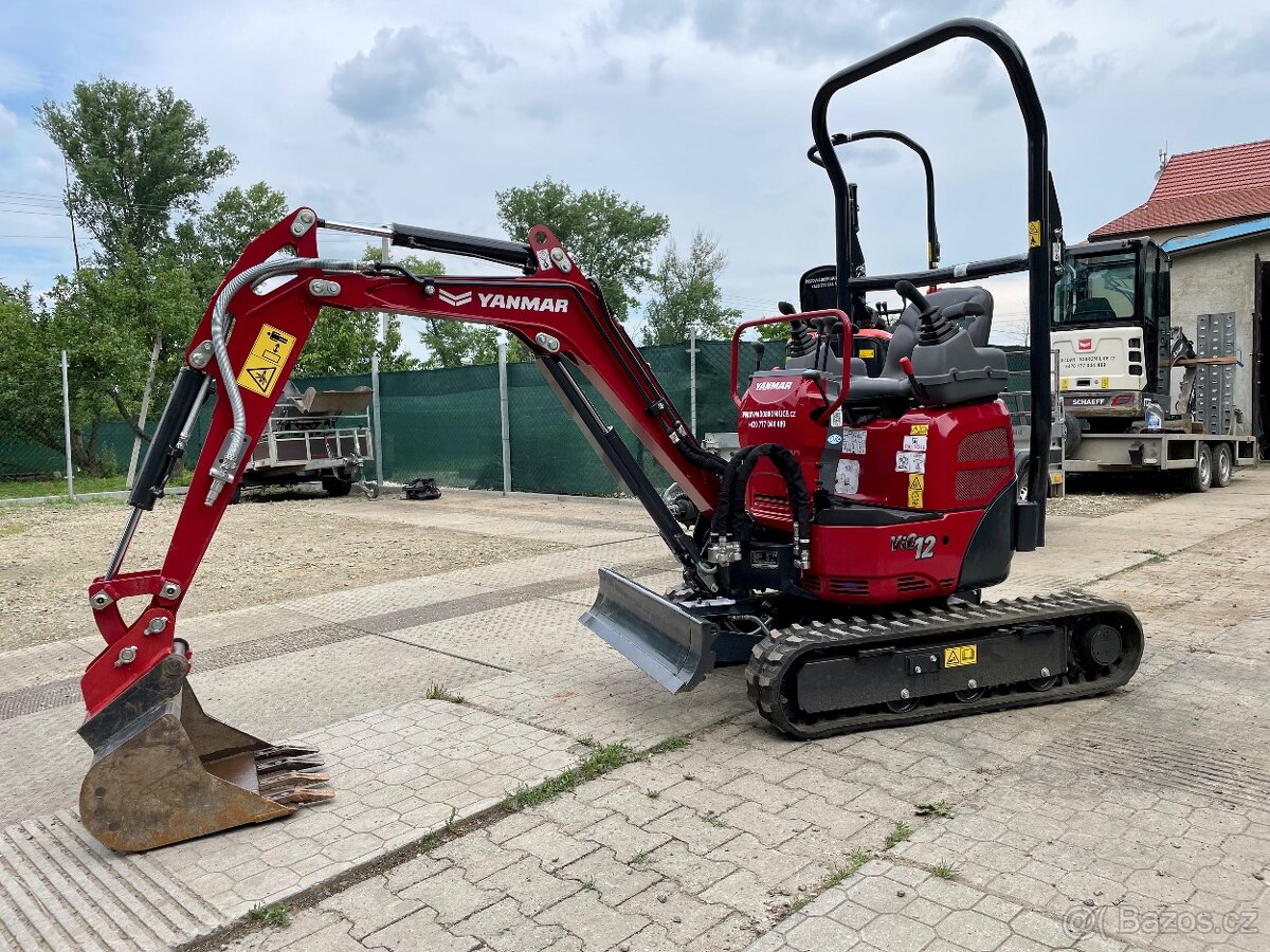 Pronájem minirypadla, minibagr Yanmar VIO 12 - 4