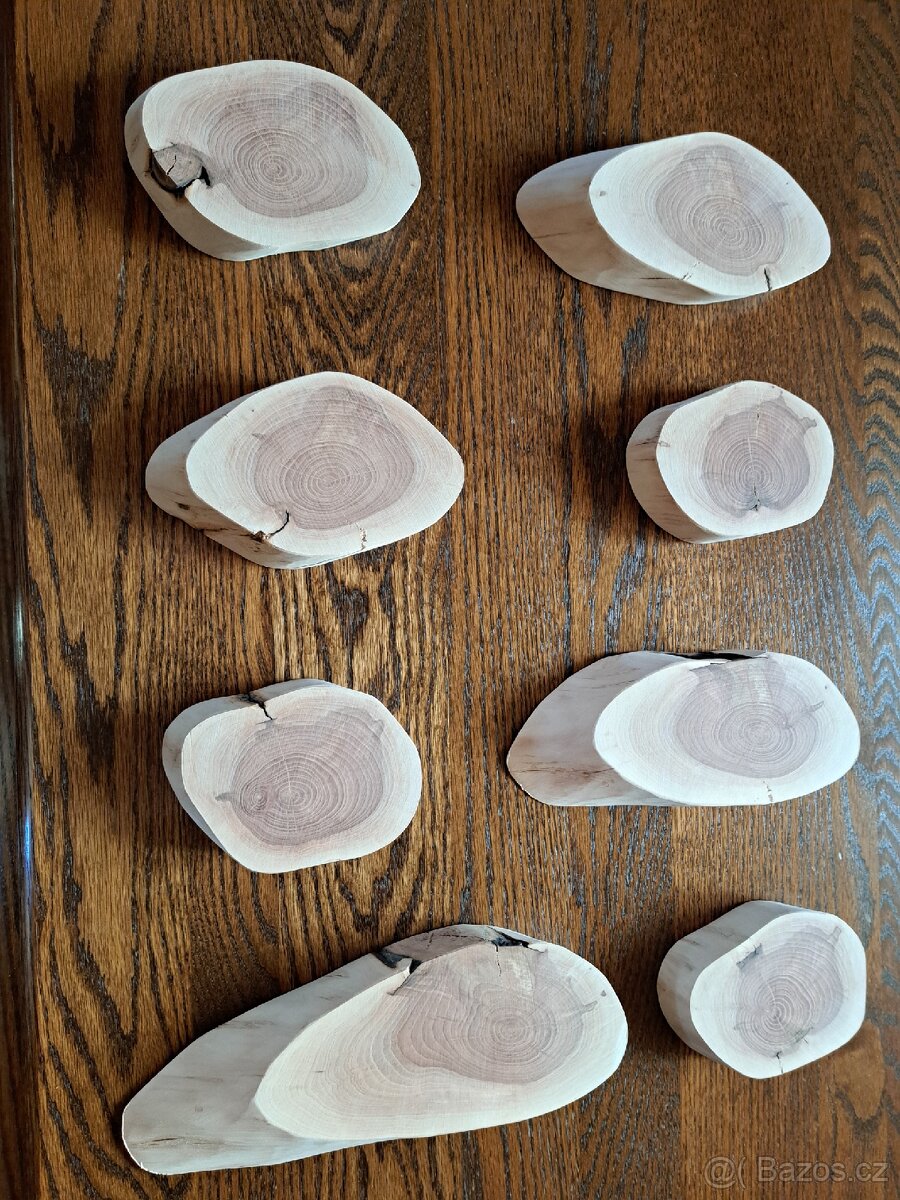 Dřevěné plátky z větví - 4