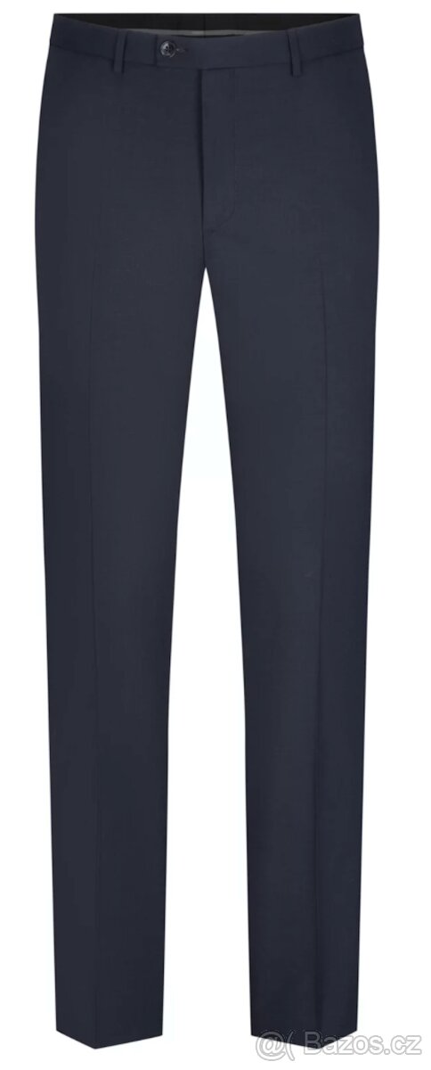 Zánovní luxusní pánský oblek Digel - tmavěmodrý velikost 66 - 4