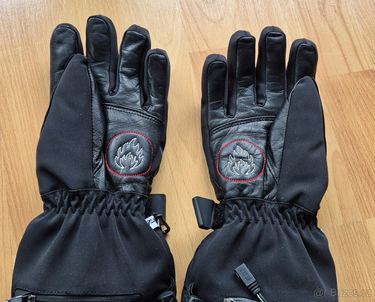 Zanier vyhřívané lyžařské rukavice – dámské L 7,5· - 4