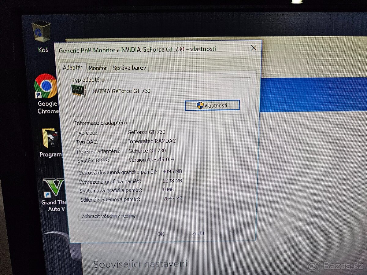 Herní pc sestava plus lcd 22" full hd GTA5 - 4