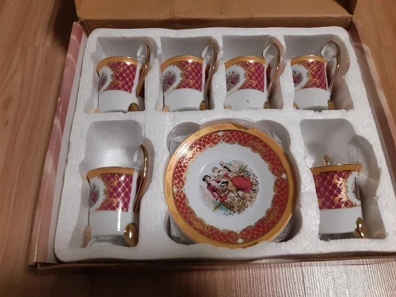 Porcelánová sada na kávu - 4