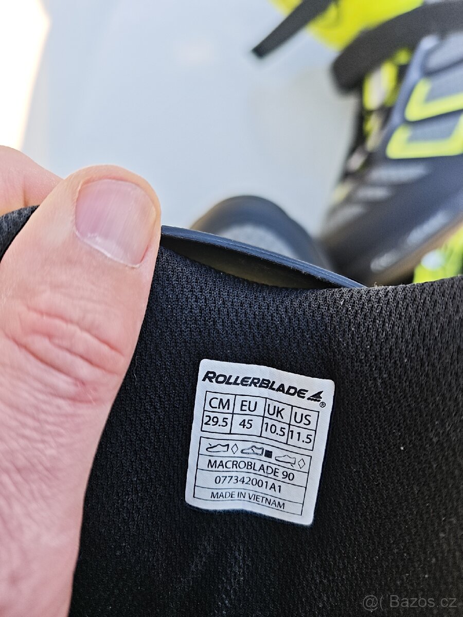 Zachovalé inline brusle Rollerblade vel.45 - 4
