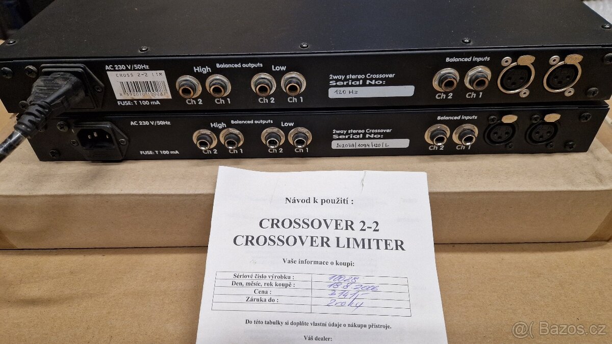 Crossover limiter 2-2 - 4