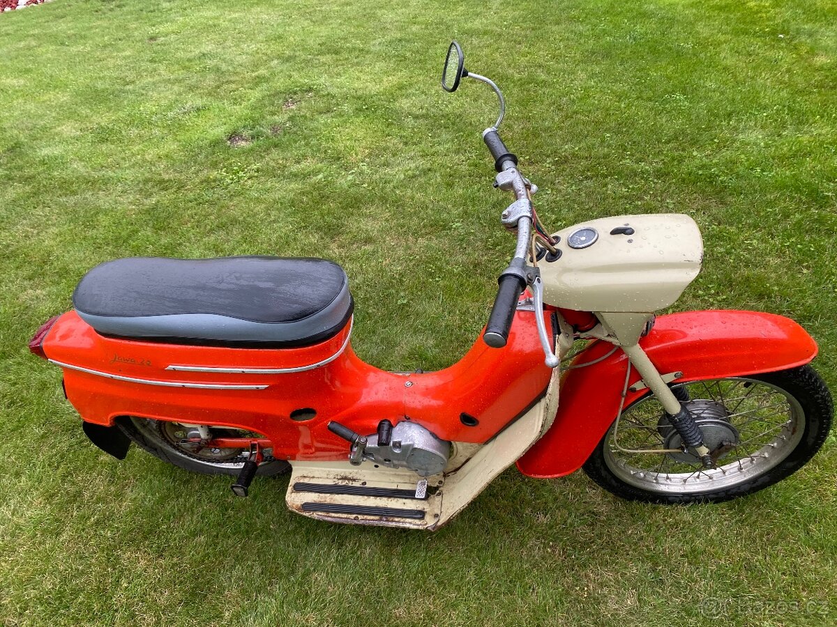 Prodám jawa 20 Pionyr rok 1973 v původním stavu. - 4