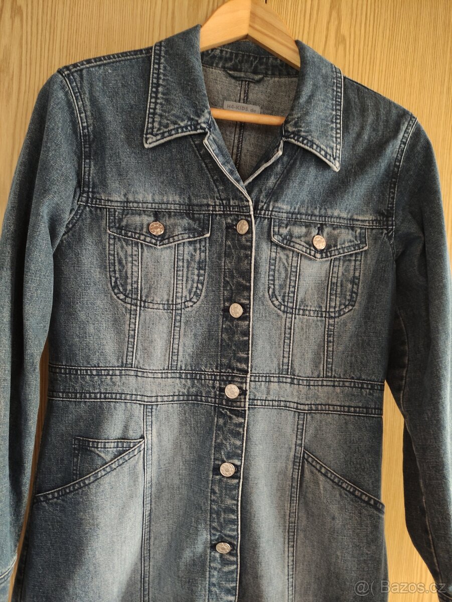 Riflové šaty vel. 38 (vel. M), Zn. H4 - 4