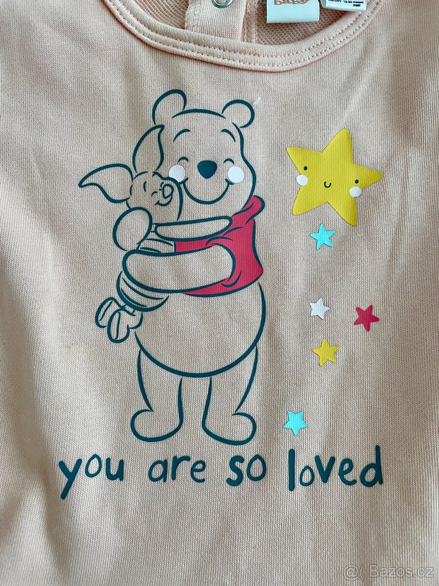 Dívčí šaty s dlouhým rukávem vel. 92 - 4