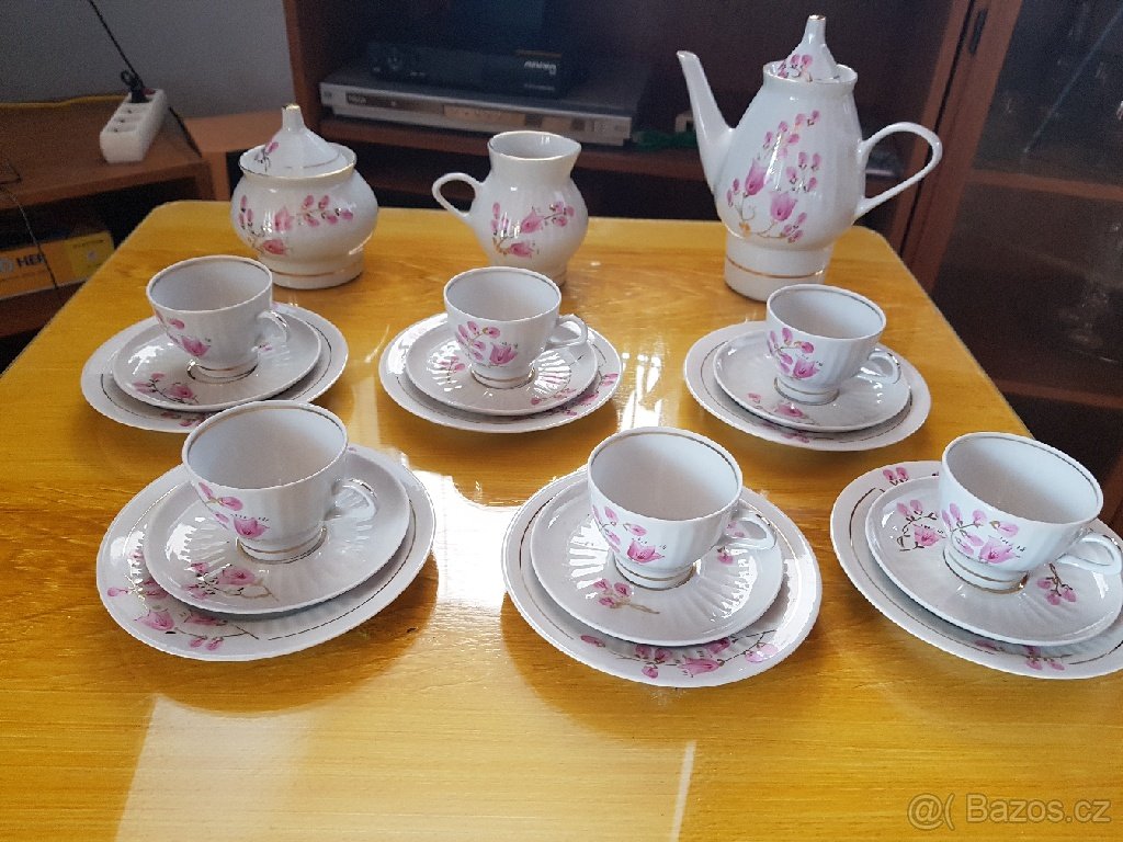 porcelánová čajová sada - 4