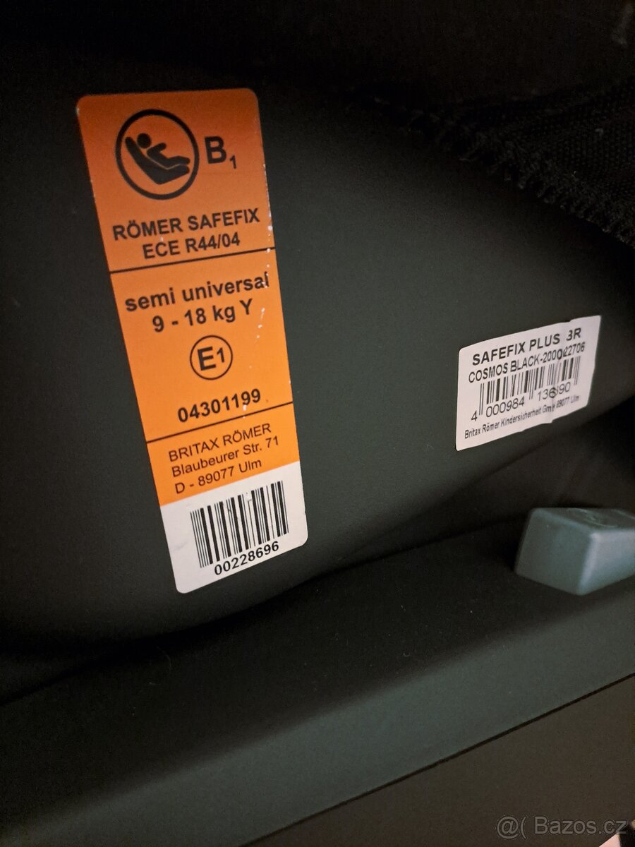 Britax romer safefix ece r44/04 - 4