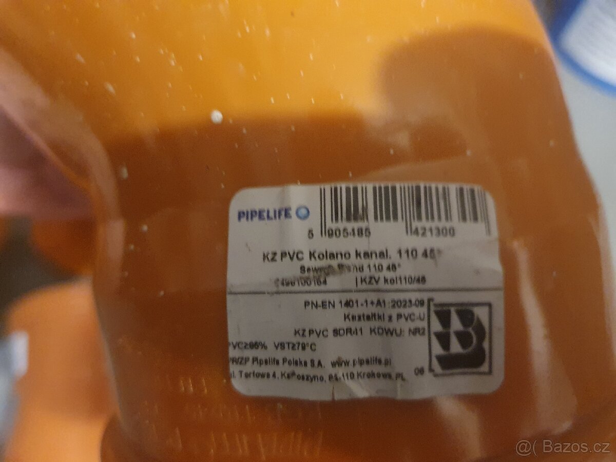 KG trubky a kolena – průměr 110 mm (nové) - 4