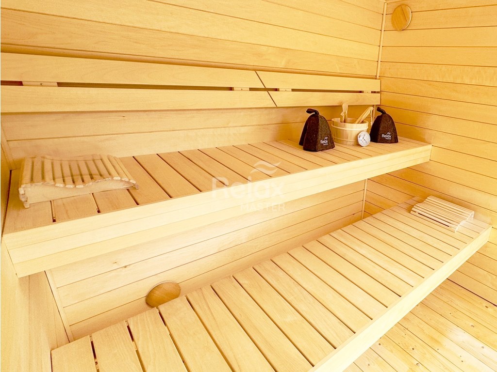Venkovní finská izolovaná sauna 244x340 - 4
