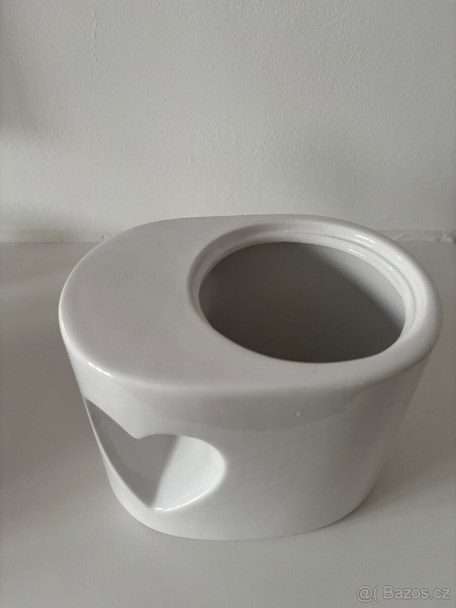 Keramický květináč srdíčko 2 kusy - 4