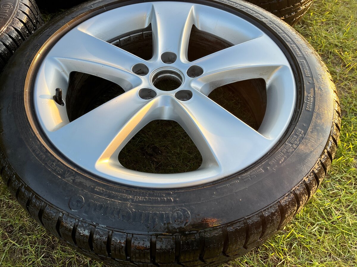 Zimní pneu s ALU disky VW passat, Škoda 205/50 R17 - 4