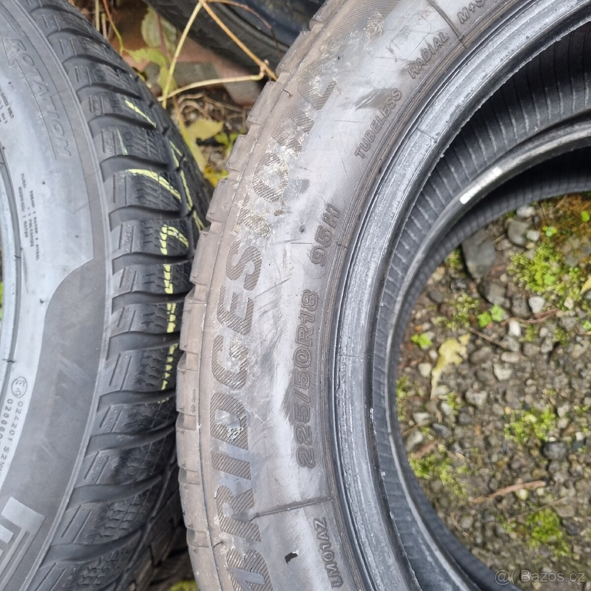 Zimní 2ks Bridgestone Run flat 225/50/18 - 4