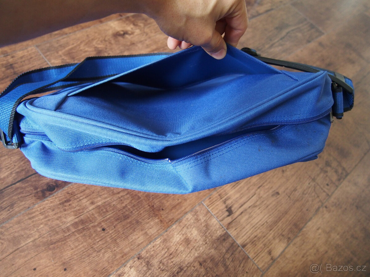 Brašna na notebook Samsonite, modrá, nová - 4